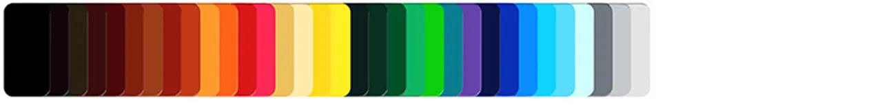 RAL Color Swatches Example