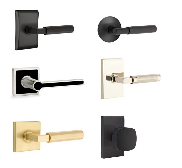 Ornate, antique bronze door handle on a luxury door