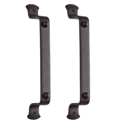 Large Hammered Iron Handle